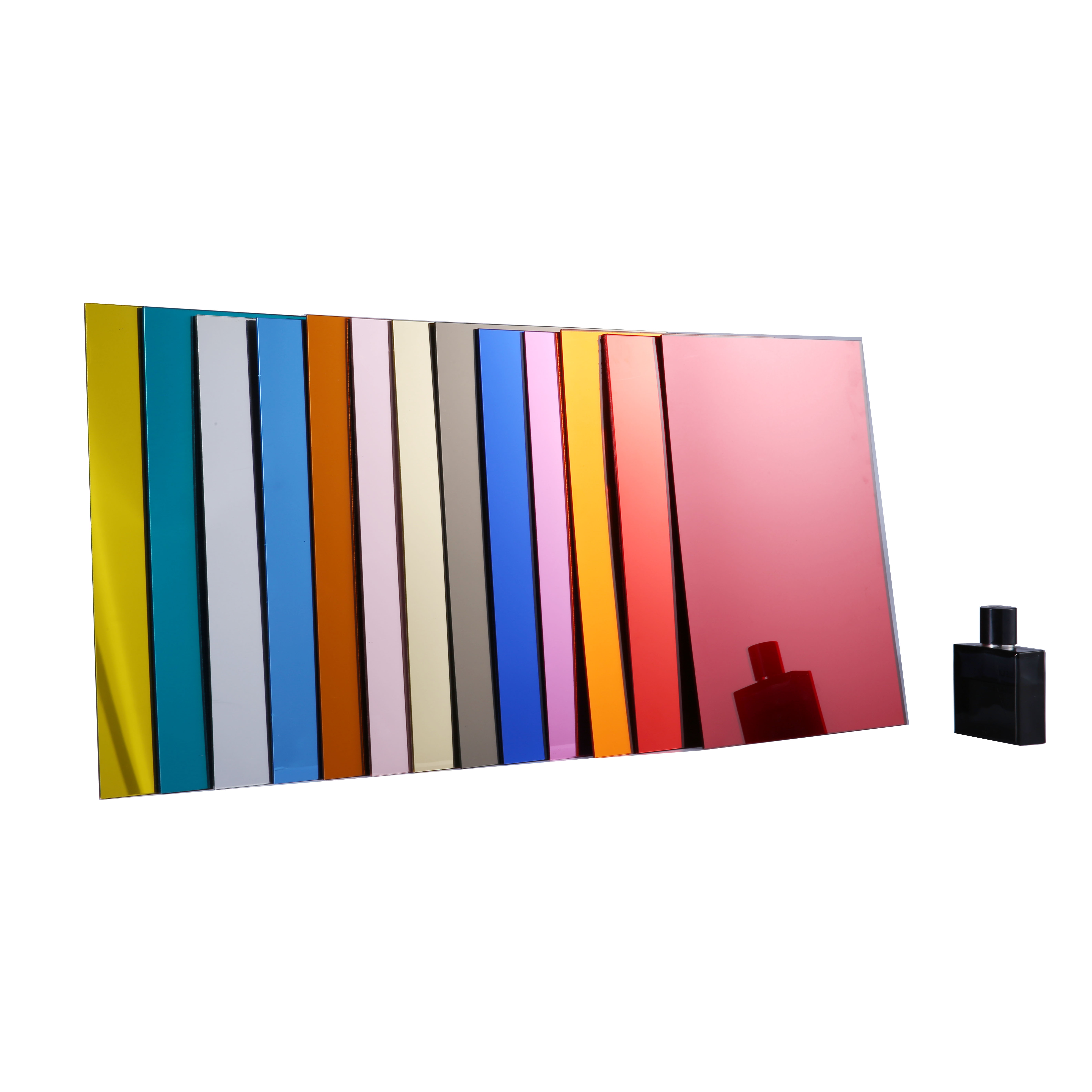 1/8" Red Acrylic Mirror Panels for Sale