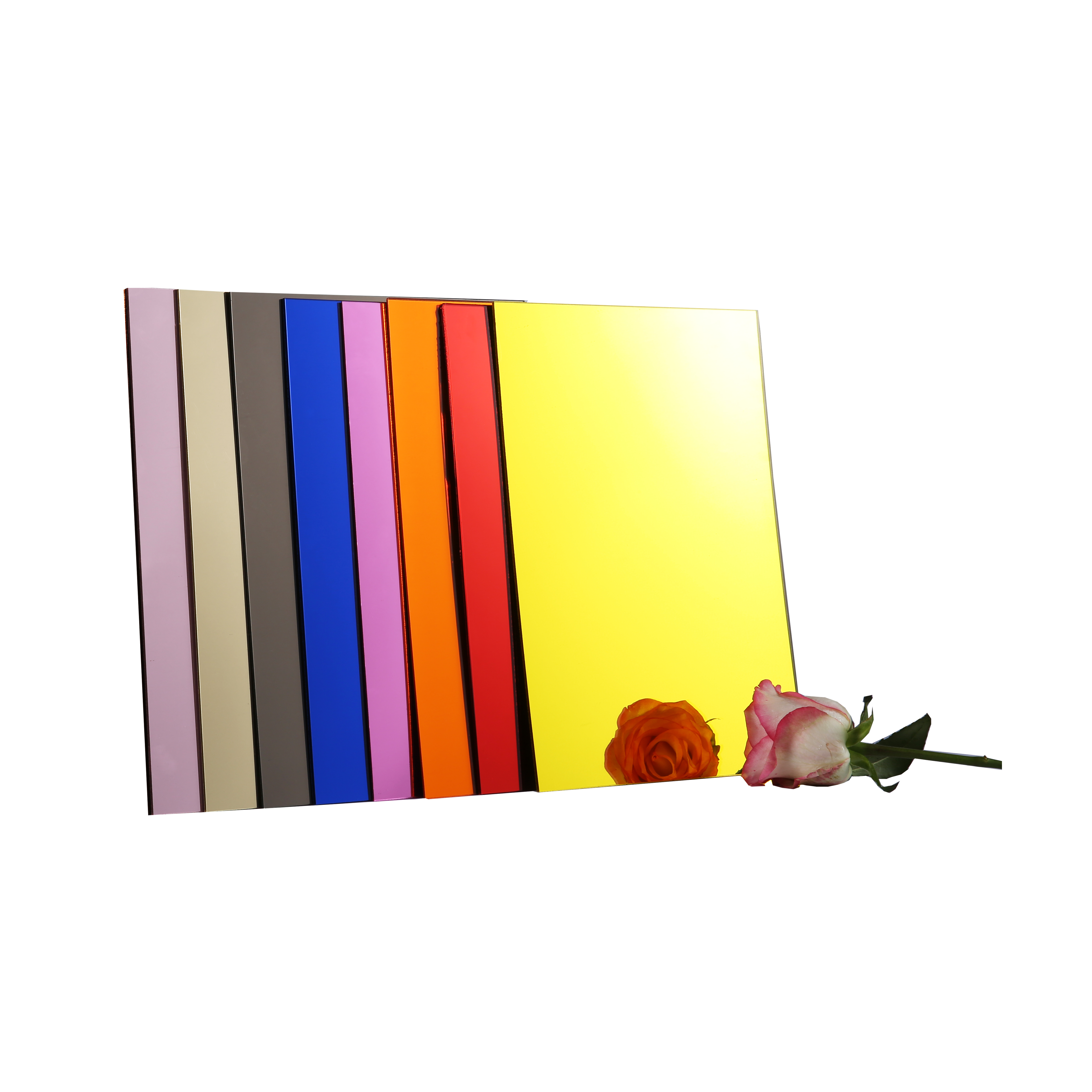Acrylic Plate Mirror 255*255*2 Mirror Gold Acrylic Letters Display Mirror Acrylic Sheet Gold And Silver