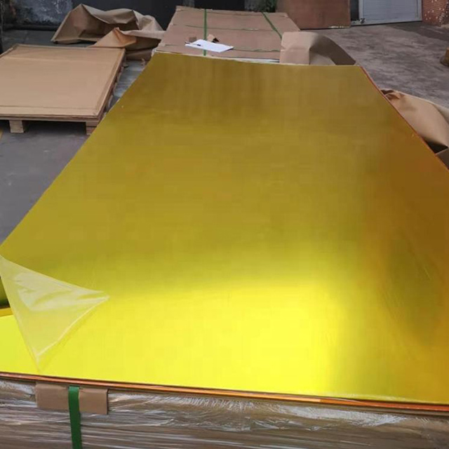 0.8mm 1.3mm 1.5mm 1.8mm Double Side Gold Mirror Acrylic Sheet For CNC Cutting