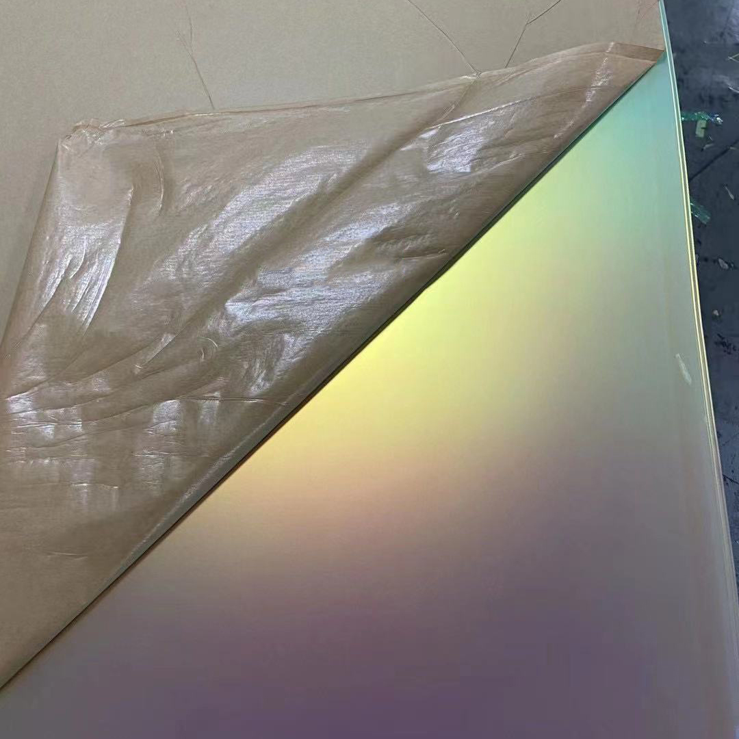 3mm Rainbow Glitter Acrylic Sheet Rainbow Cast Acrylic Sheet