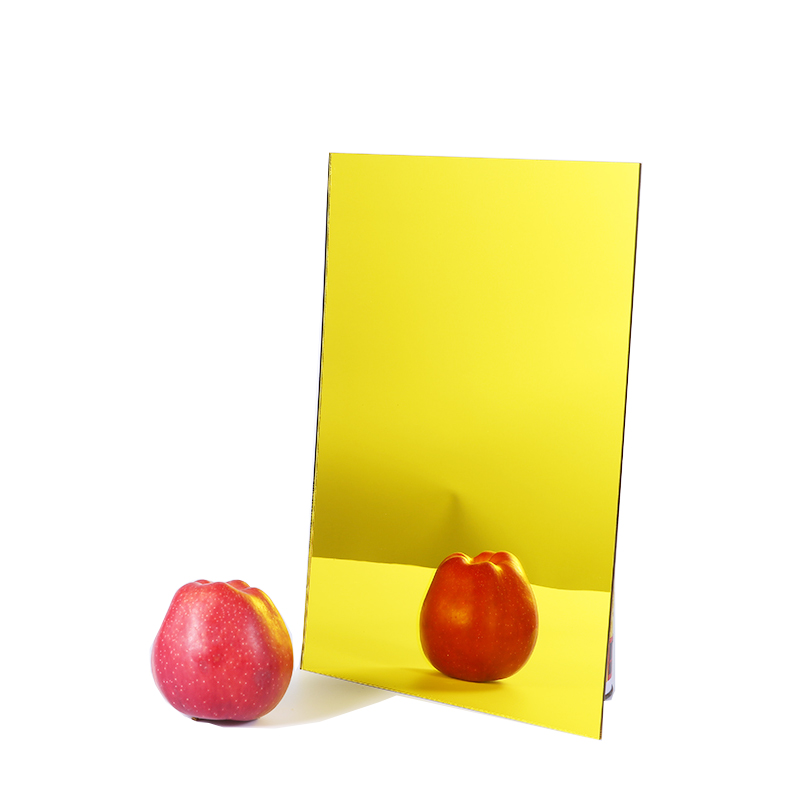 1220*2440mm 3mm Yellow Gold Acrylic Mirror Sheet