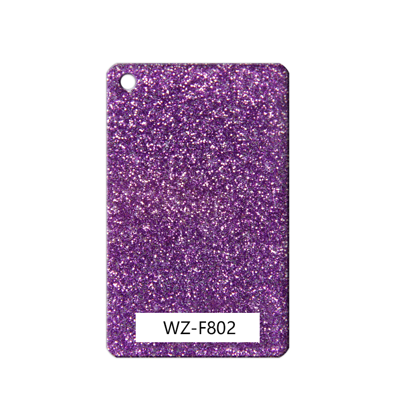 Purple Glitter Acrylic Sheet