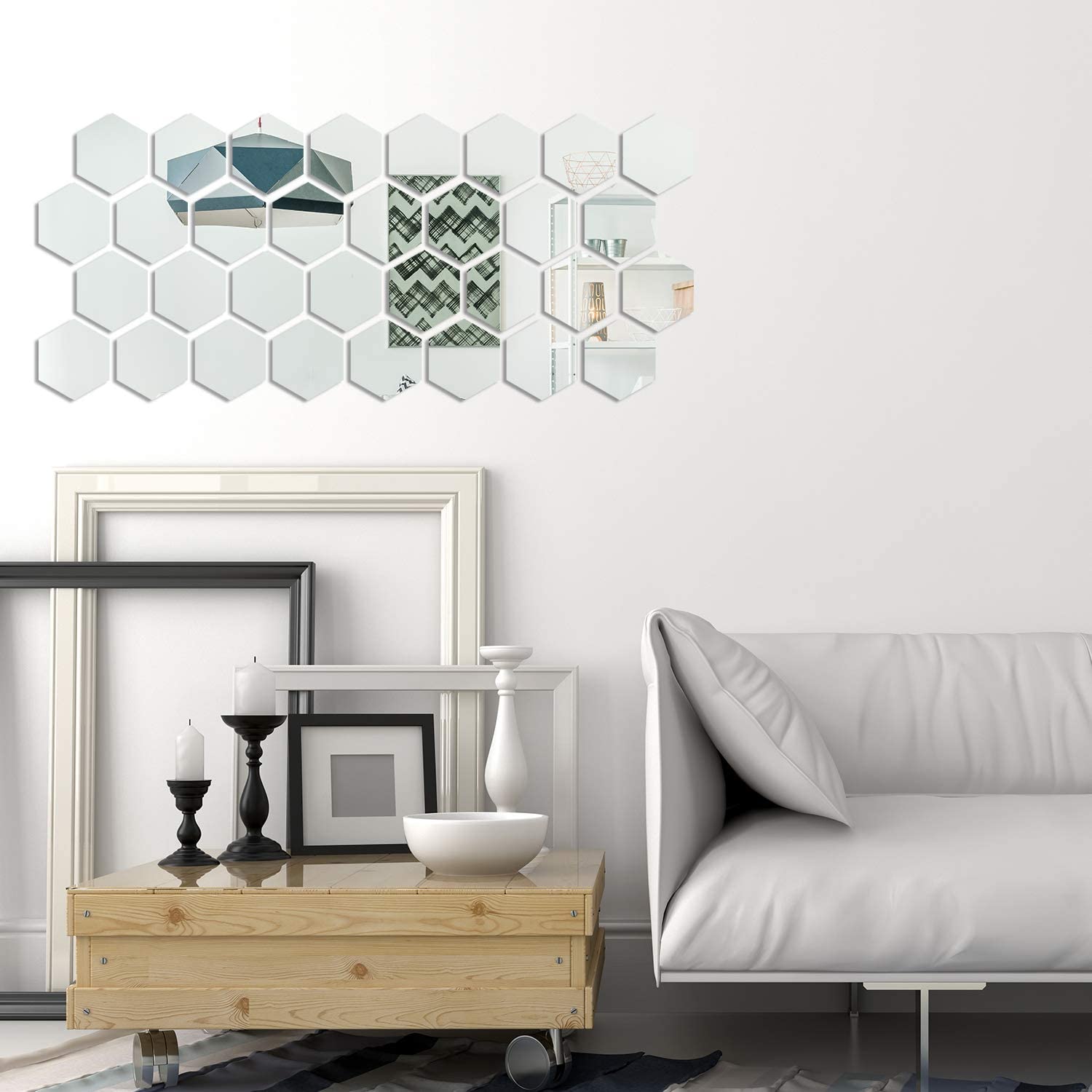 Adhesive Acrylic Mirror 3d Wall Stickers